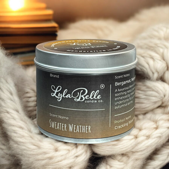 Sweater Weather Candle Tin