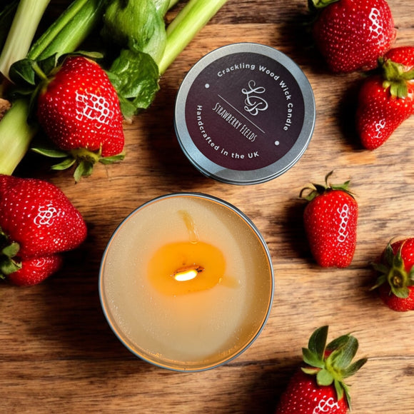 Strawberry Fields Candle Tin