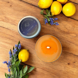 Citron Lavande Candle Tin